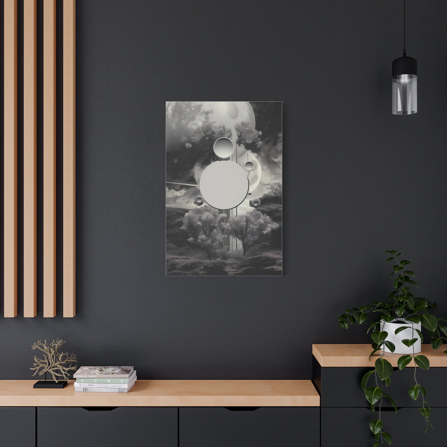 Canvas Wall Art, Abstract Landscape Design