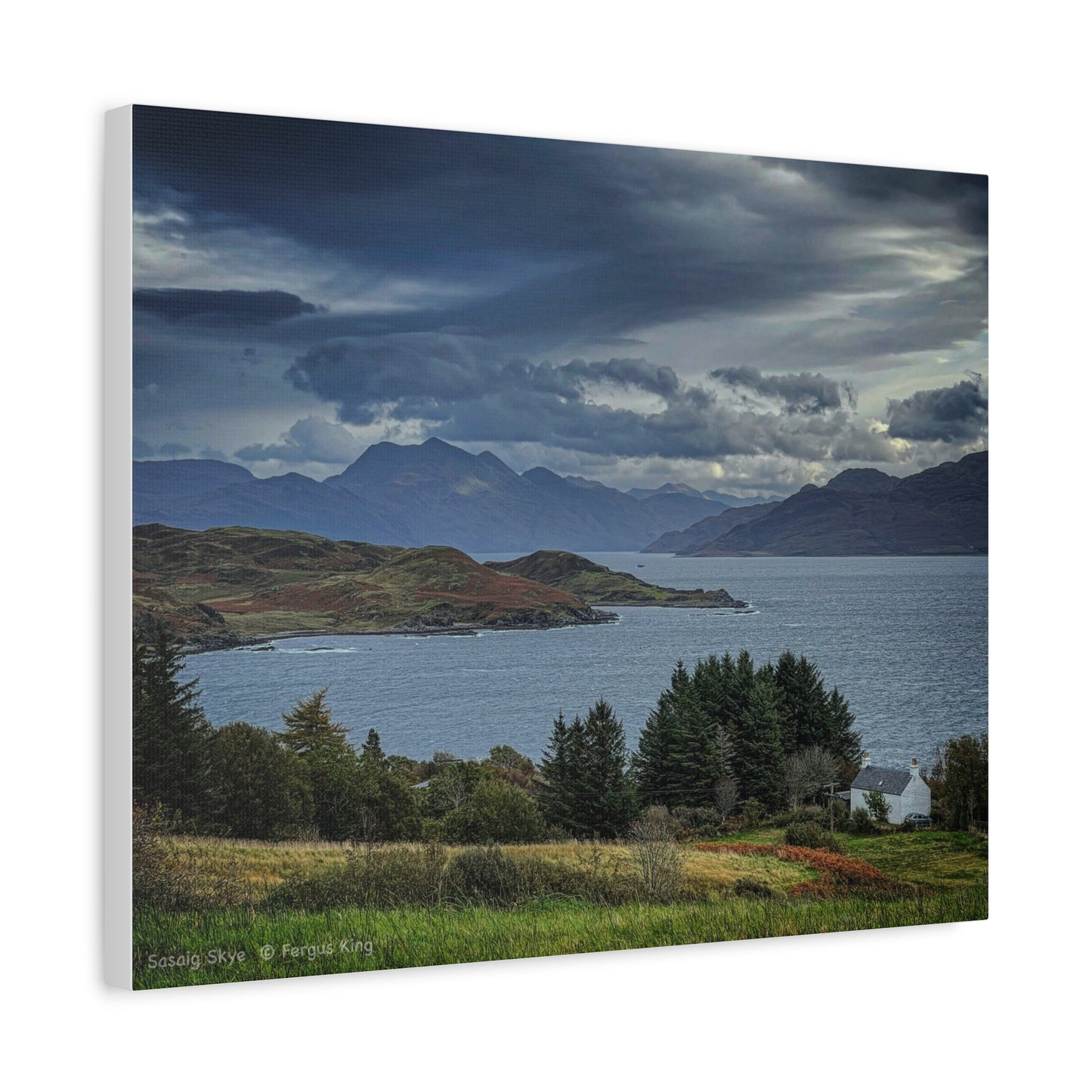 Sasaig Skye Canvas Print By Photographer Fergus King