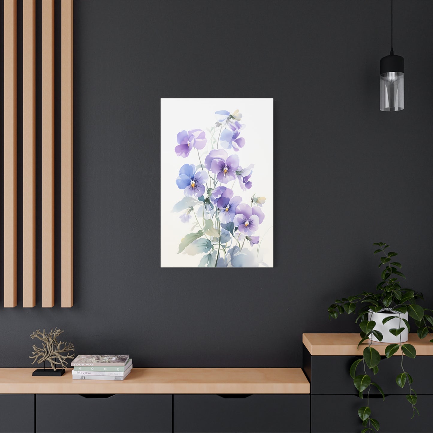 Delicate Spring Floral Art Print, Pastel Flower Wall Decor