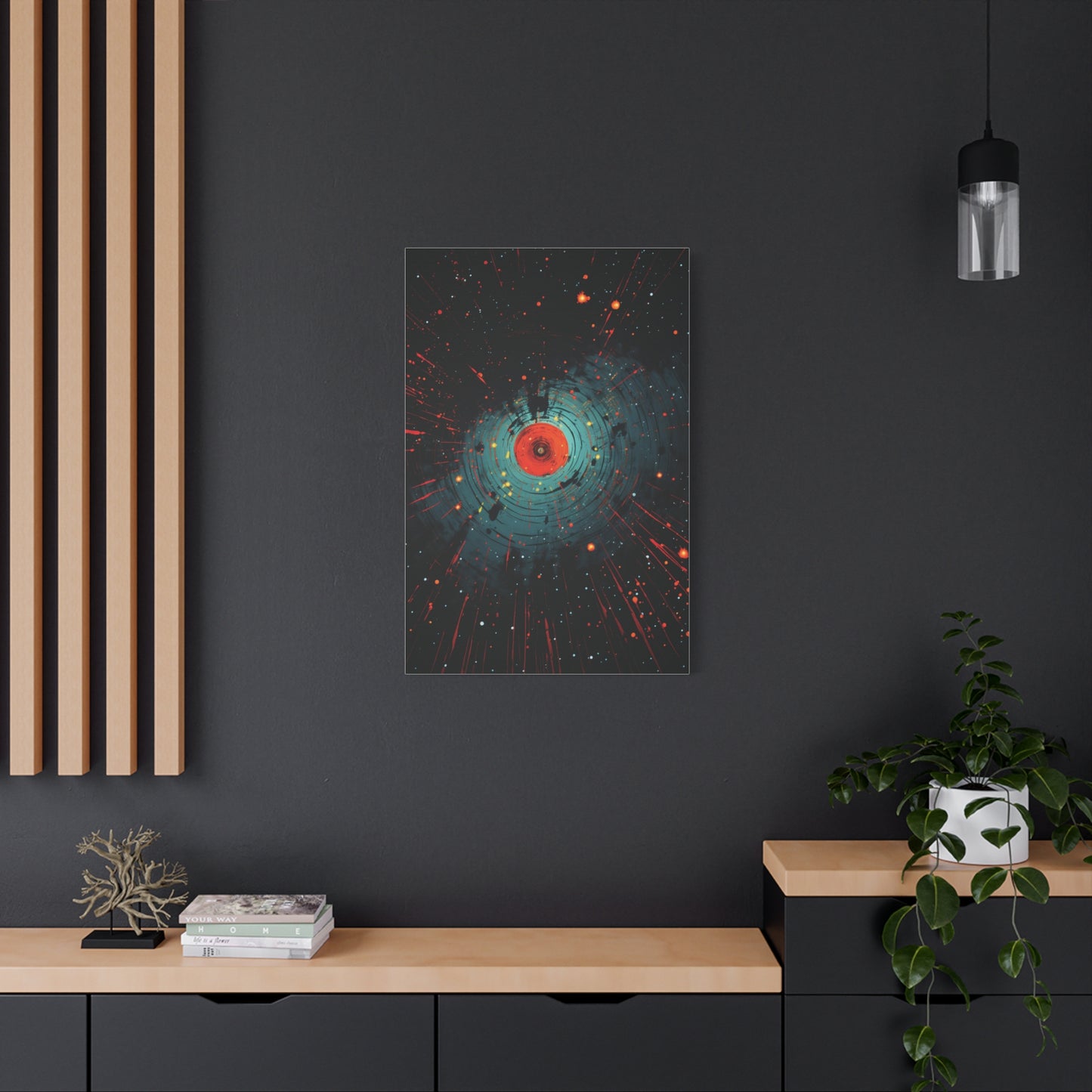 Stellar Impact — Modern Space-Inspired Poster