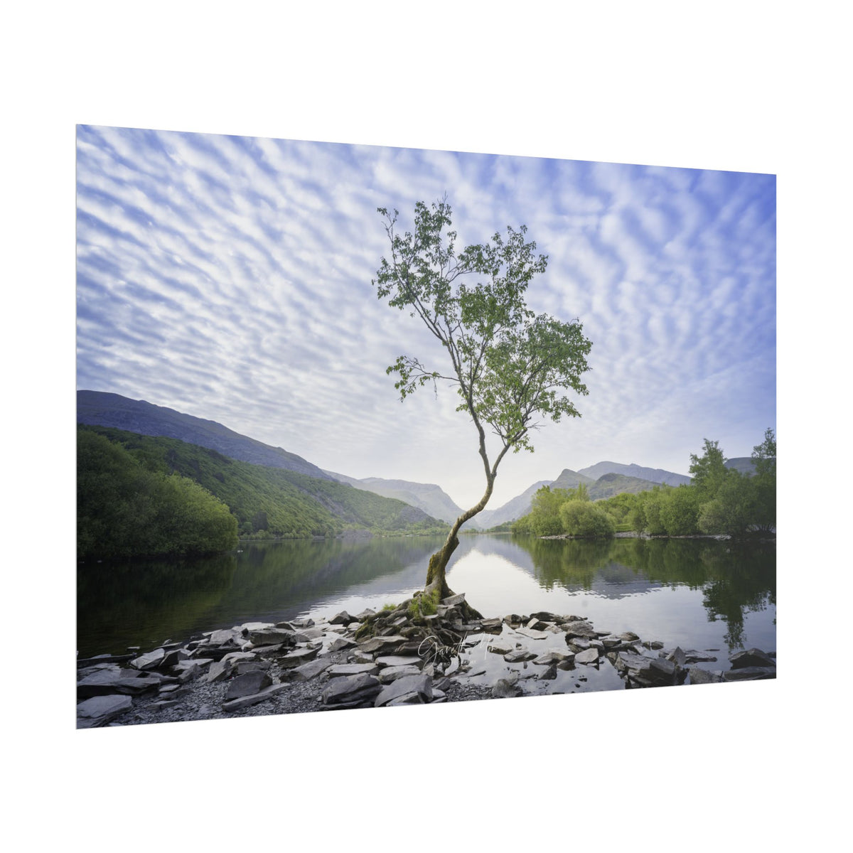 Llyn Padarn in July Fine Art Print | By Photographer Gareth Mon Jones