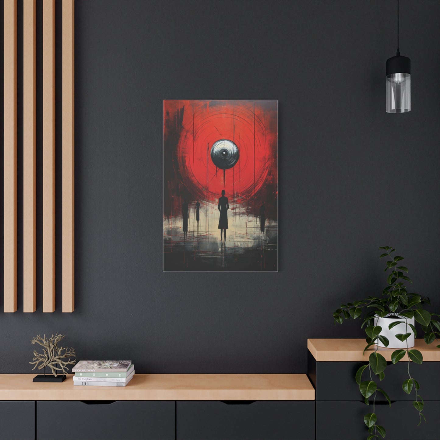 Circle of Fate — Atmospheric Modern Canvas
