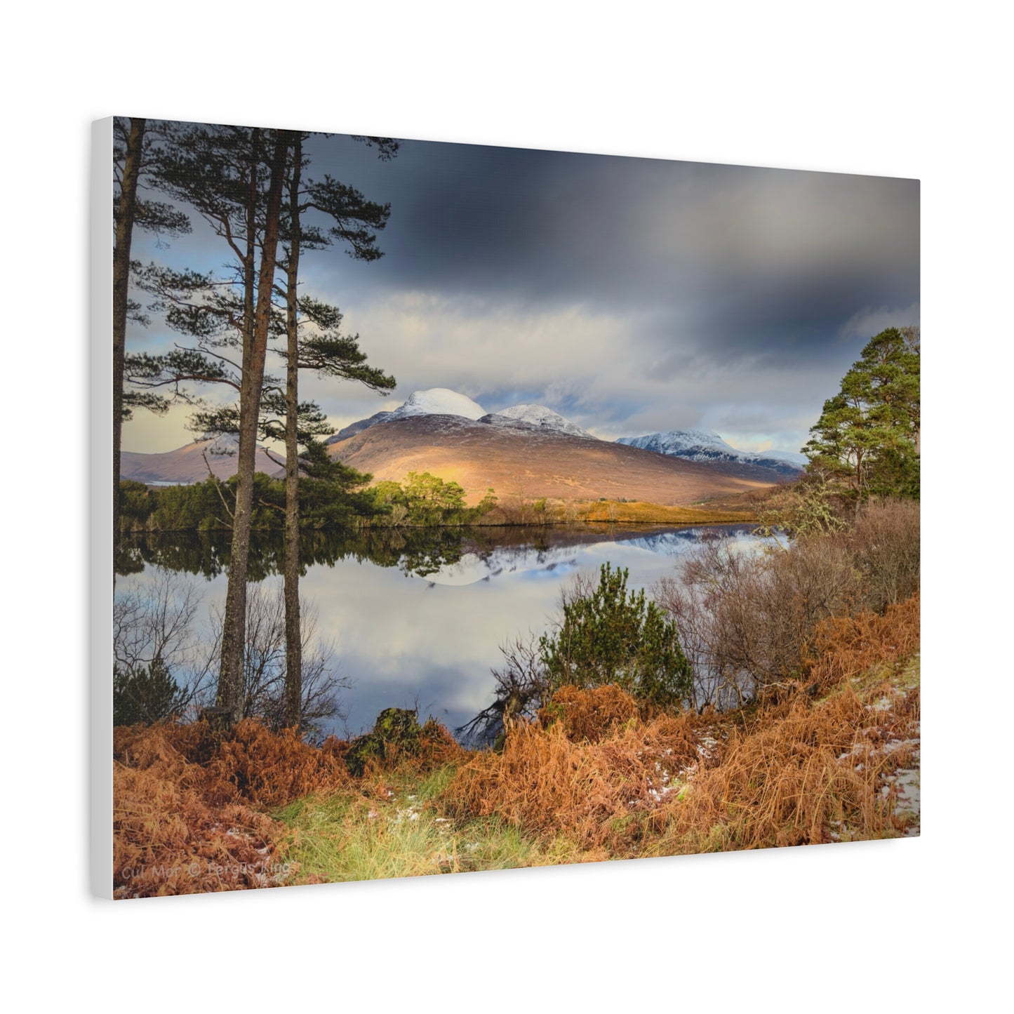 Cul Mor Canvas Print – Scottish Highlands Wall Art by Photographer Fergus King