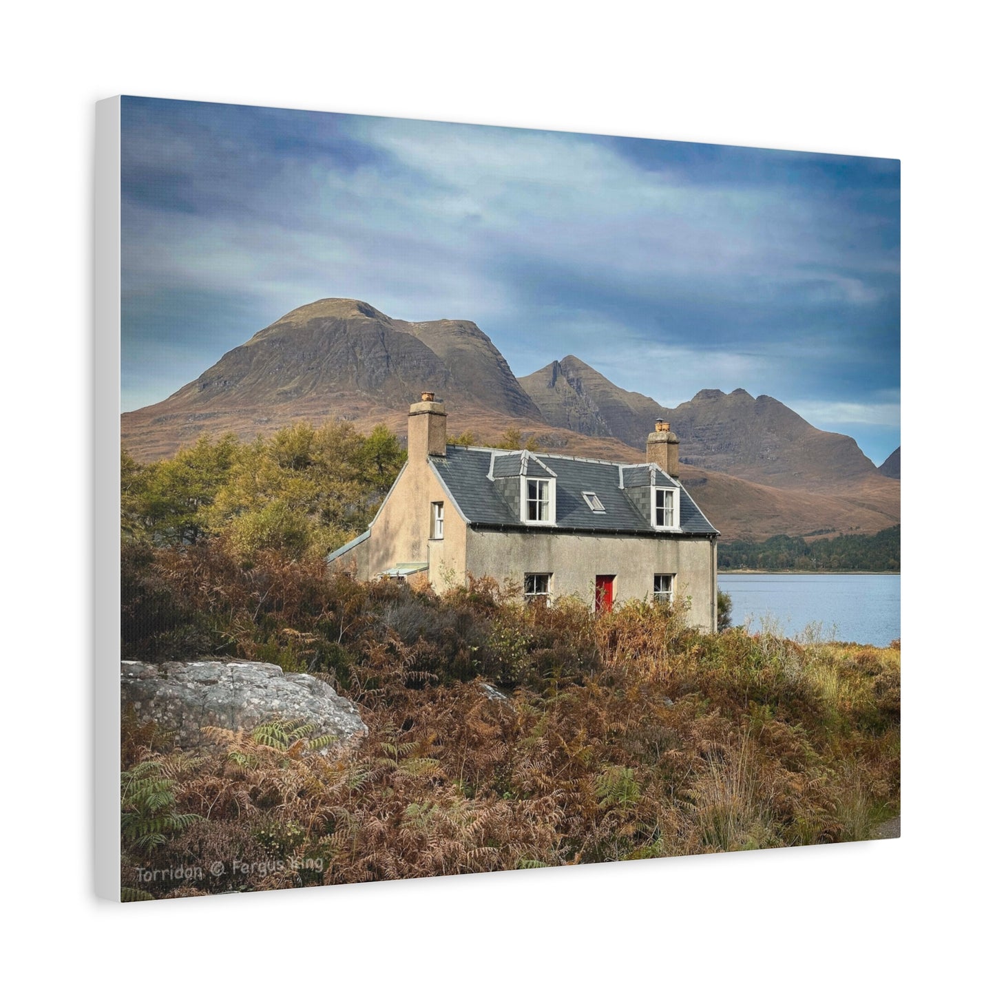 Torridon Canvas Print – Scottish Highlands Wall Art by Photographer Fergus King