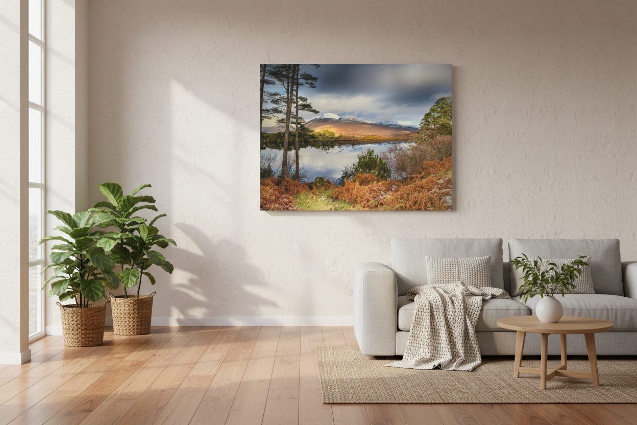 Cul Mor Canvas Print – Scottish Highlands Wall Art by Photographer Fergus King