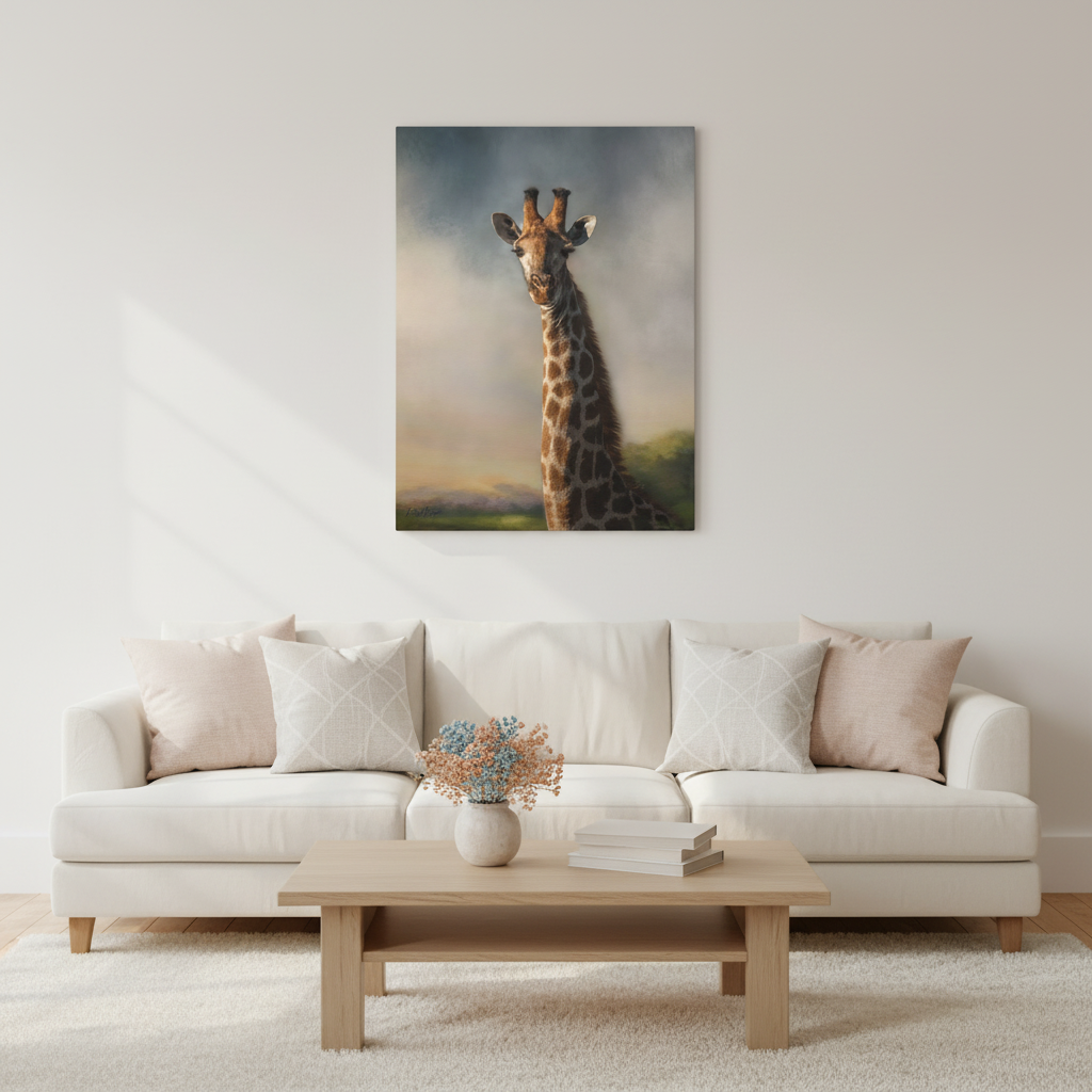Giraffe in Pastel Light – By Photographer Patsy Weingart