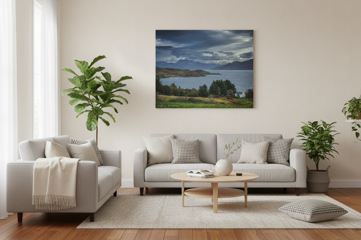 Sasaig Skye Canvas Print By Photographer Fergus King