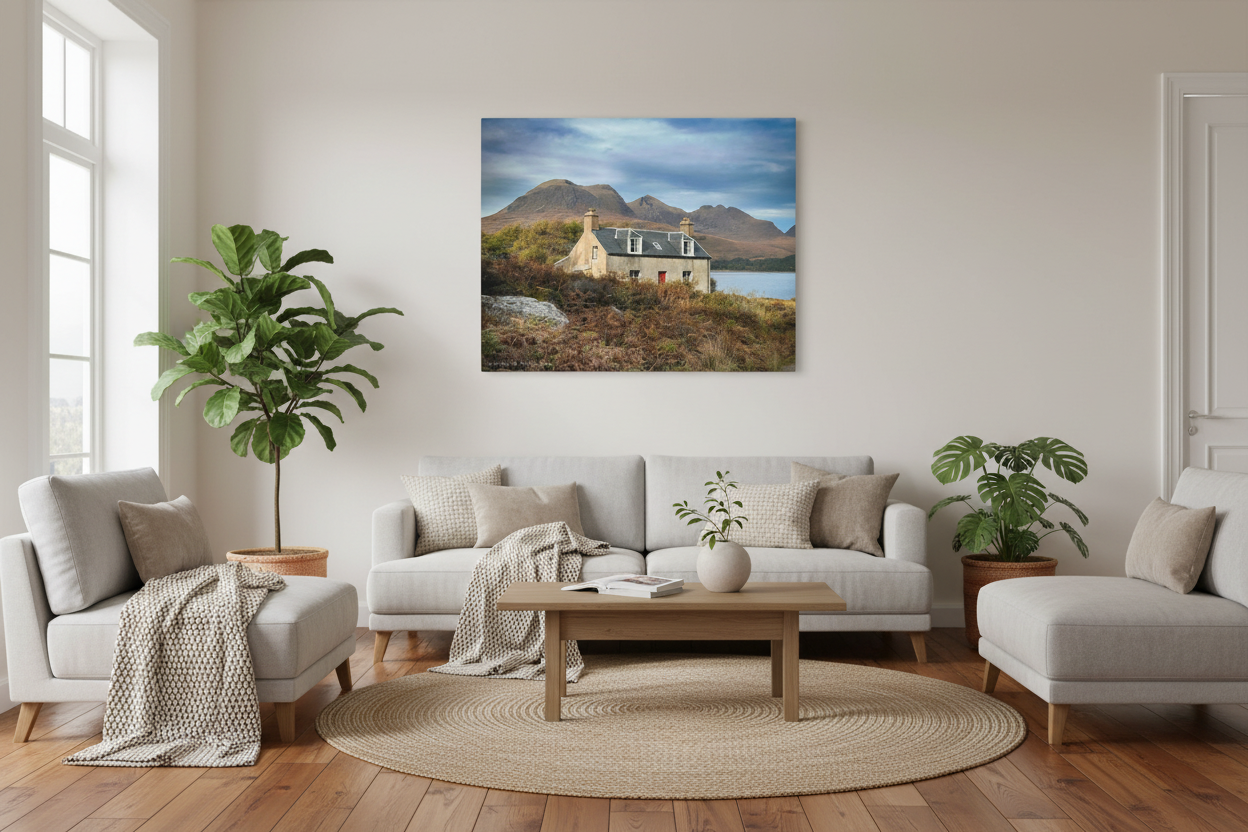 Torridon Canvas Print – Scottish Highlands Wall Art by Photographer Fergus King