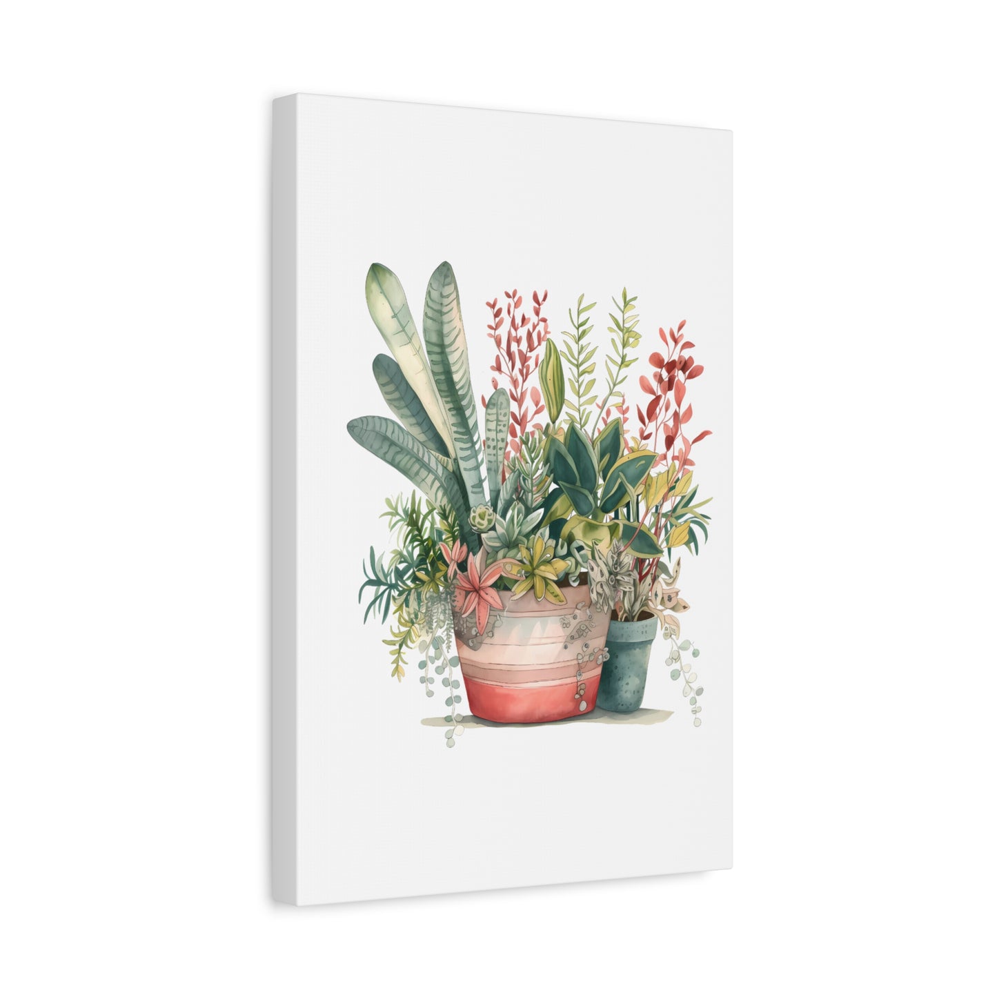 Blooming Botanicals — Watercolor Potted Plant Wall Art