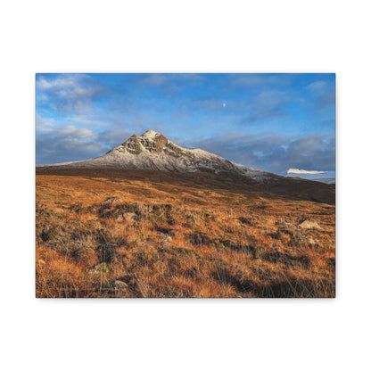 Achiltibuie Sunset Canvas Print – By Photographer Fergus King | Scottish Highlands Coastal & Mountain Wall Art