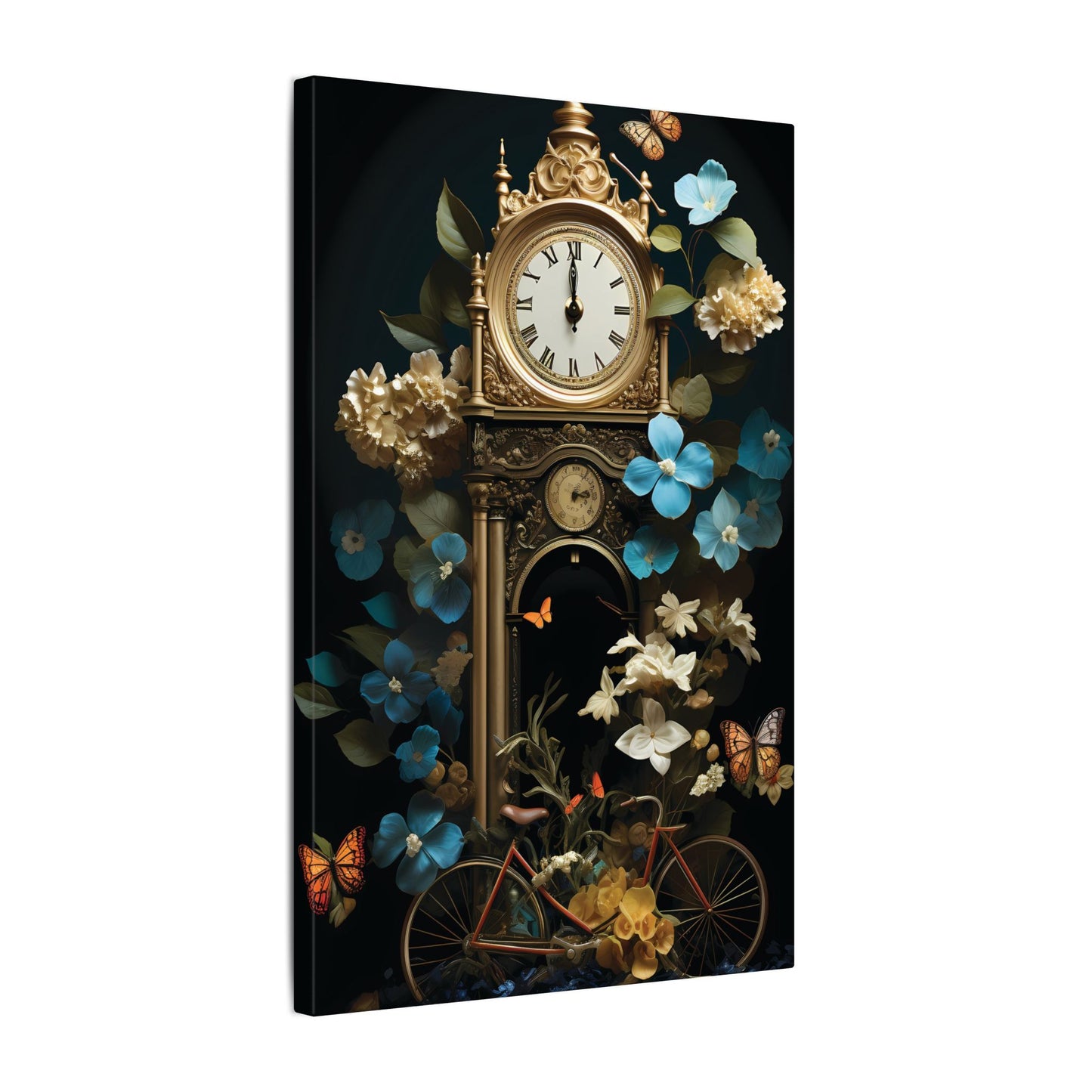 Vintage Floral Wall Art Print