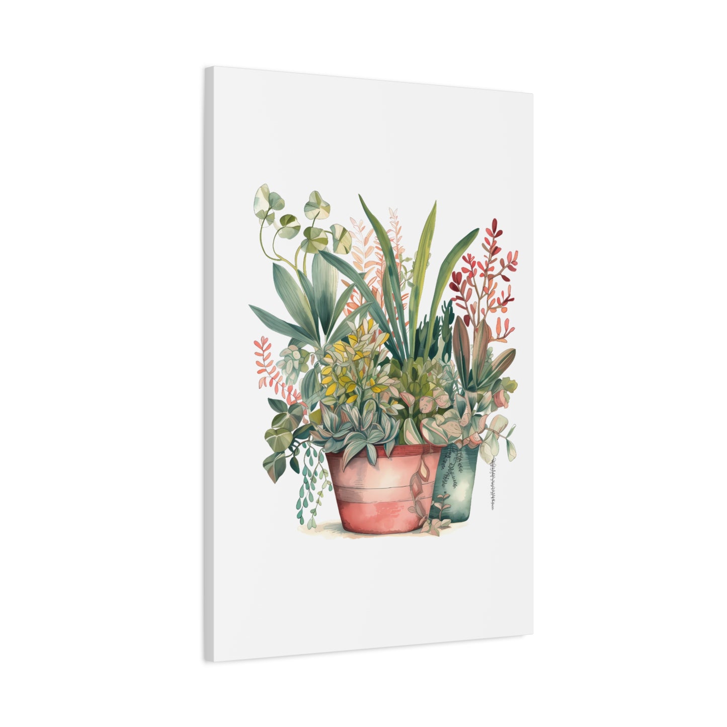 Botanical Canvas Print, Wall Decor, Indoor Plants Art