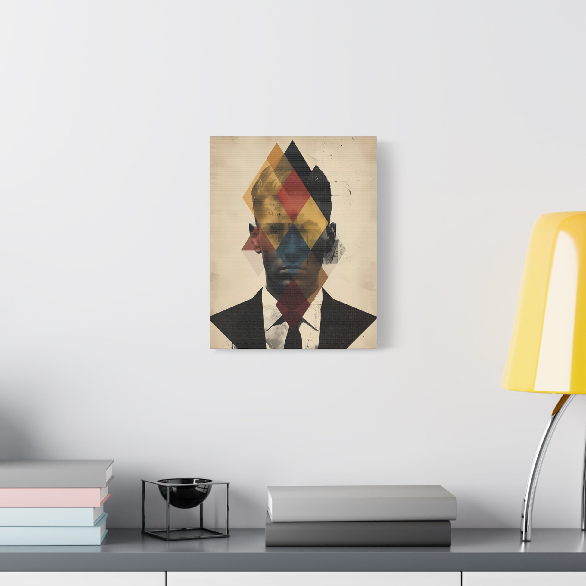 Abstract Portrait Canvas Art, Modern Wall Decor