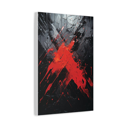 Scarlet Slash— Urban Modern Art Print