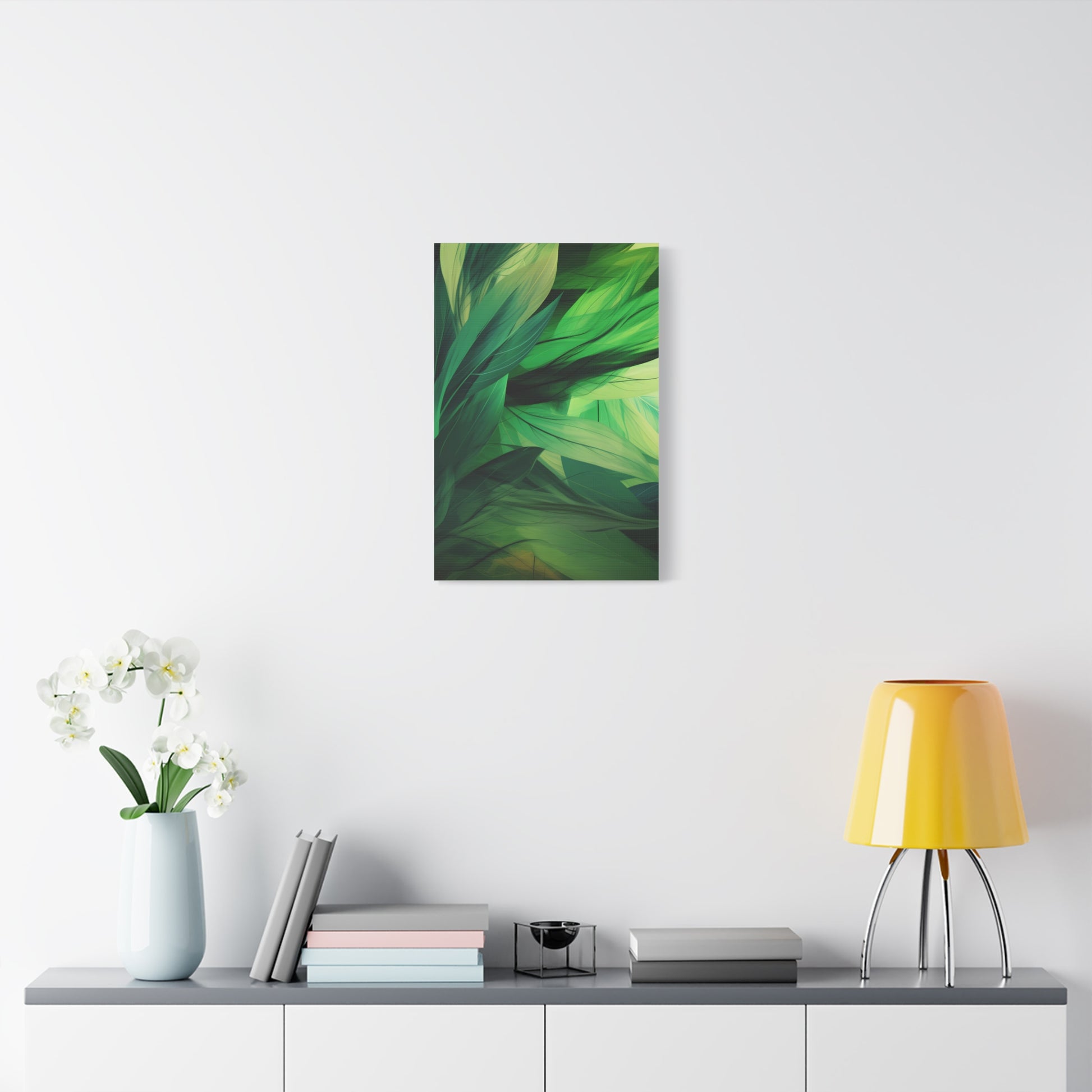 Emerald Canopy — Abstract Botanical Wall Art
