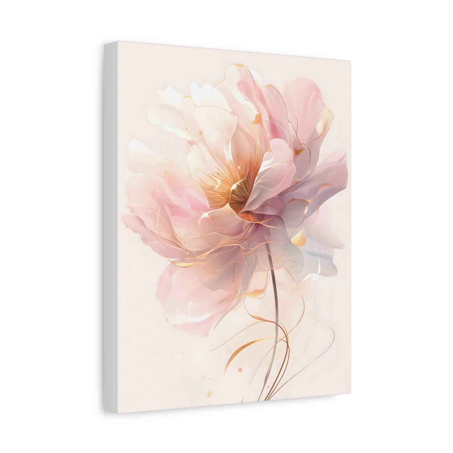 Ethereal Peony Floral Painting, Wall Art Gift for Garden Lovers