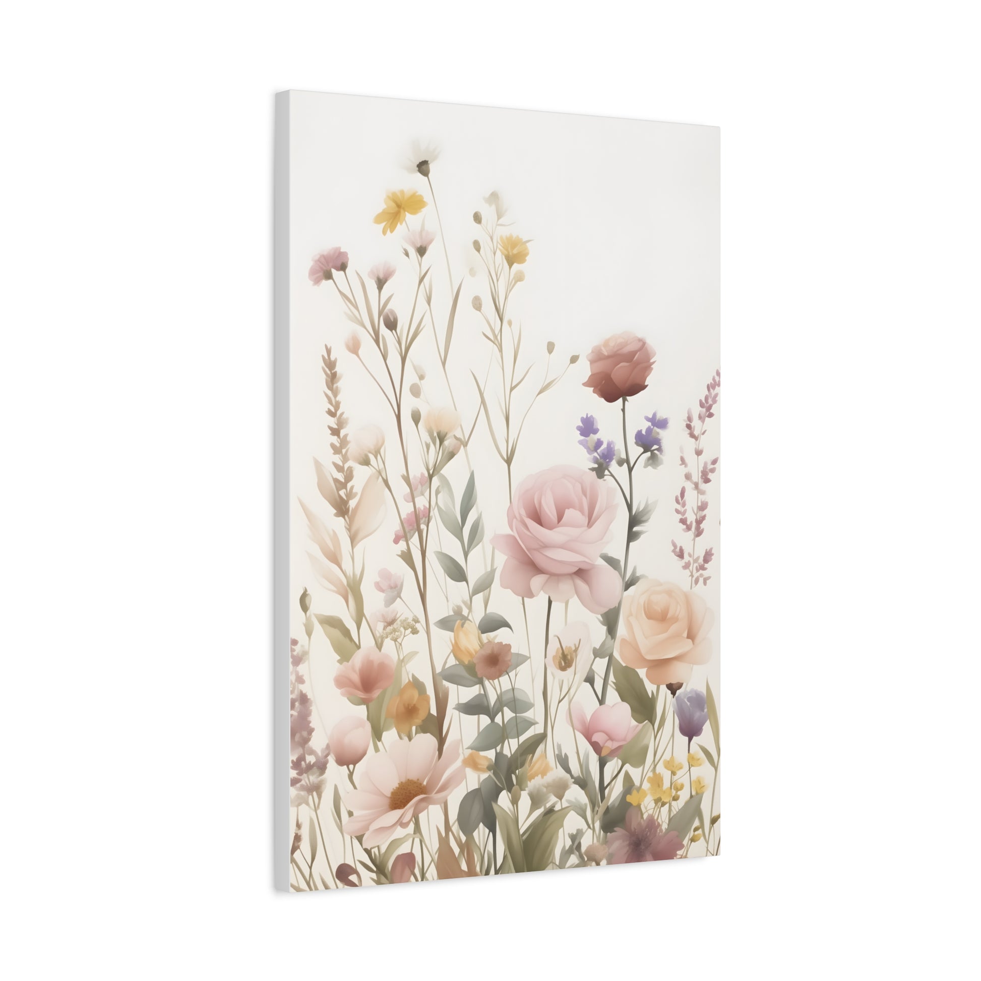 Floral Canvas Wall Art, Home Decor, Rustic Art