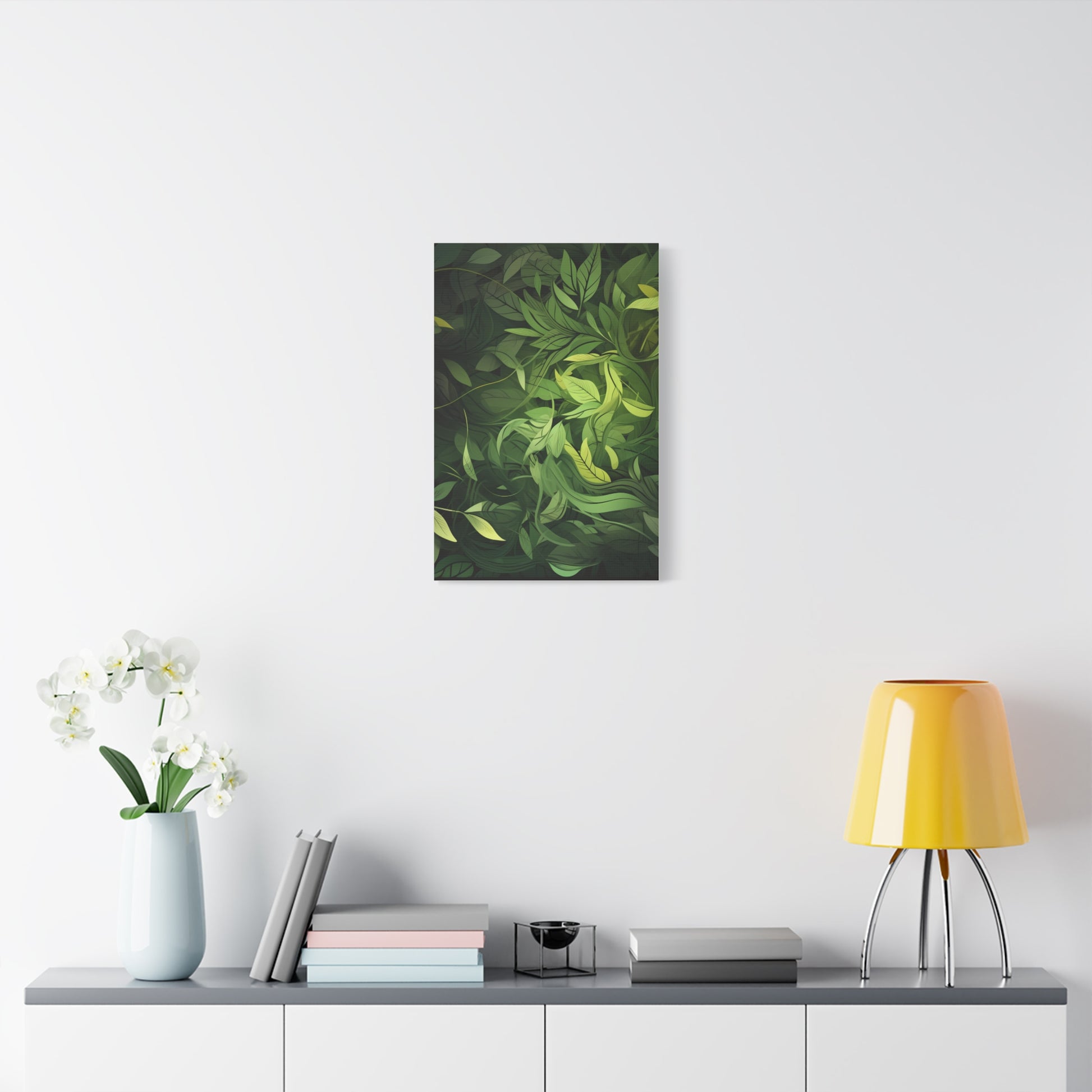Verdant Dreams — Leafy Modern Nature Print