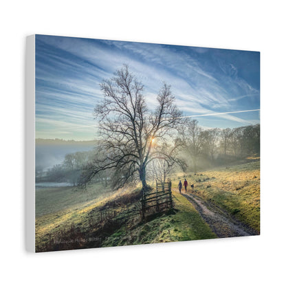 Penicuik House Estate canvas print – by photographer Fergus King l Scottish Palladian ruin wall art