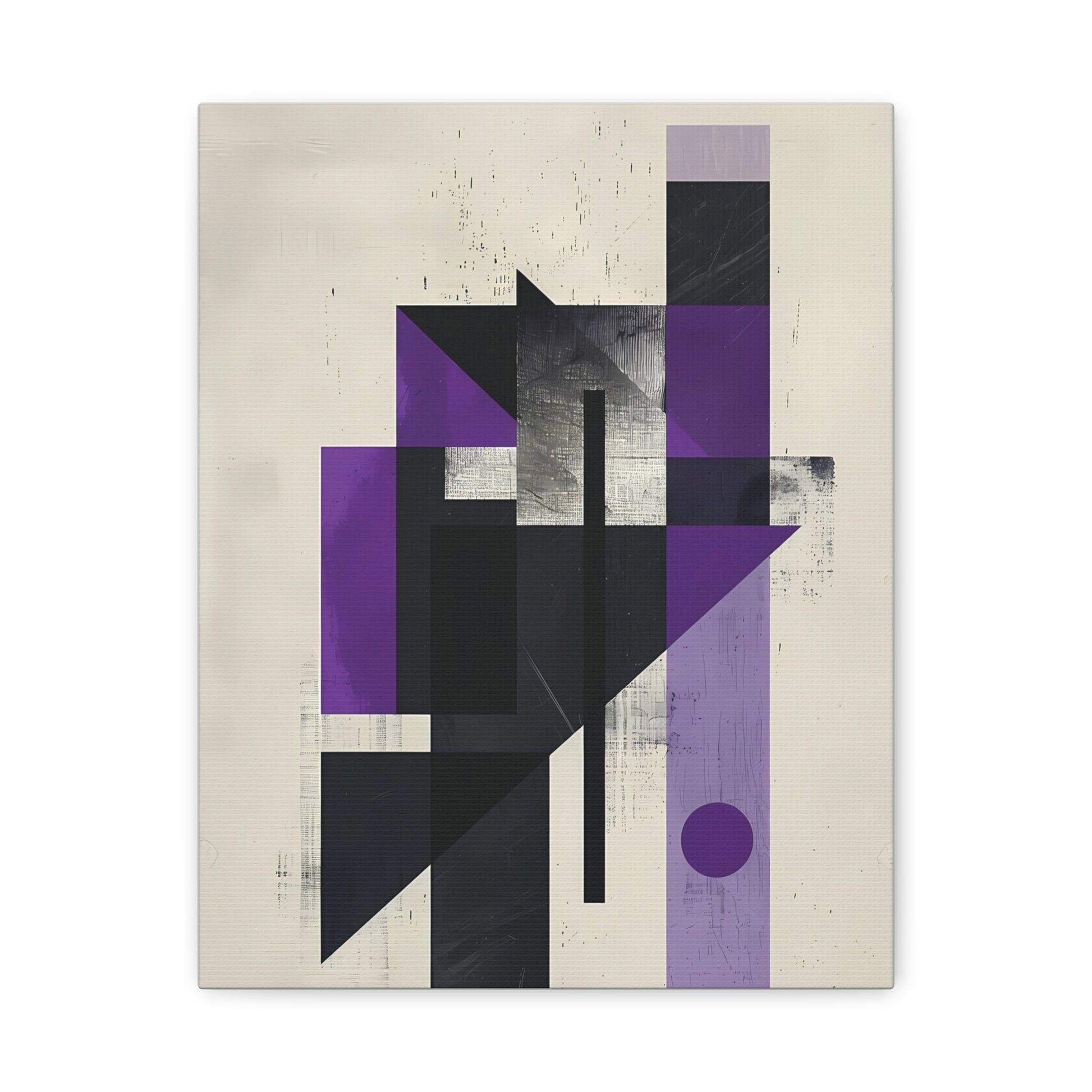 Structured Silence — Geometric Abstract Wall Art