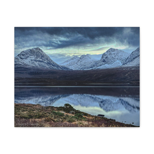 Coigach Canvas Print – Scottish Highlands Wall Art by Photographer Fergus King