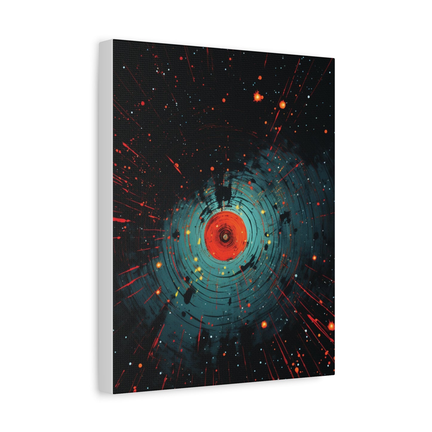 Stellar Impact — Modern Space-Inspired Poster