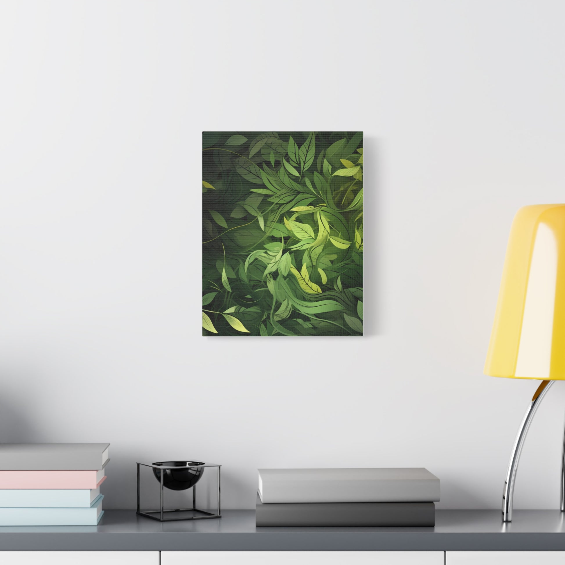 Verdant Dreams — Leafy Modern Nature Print