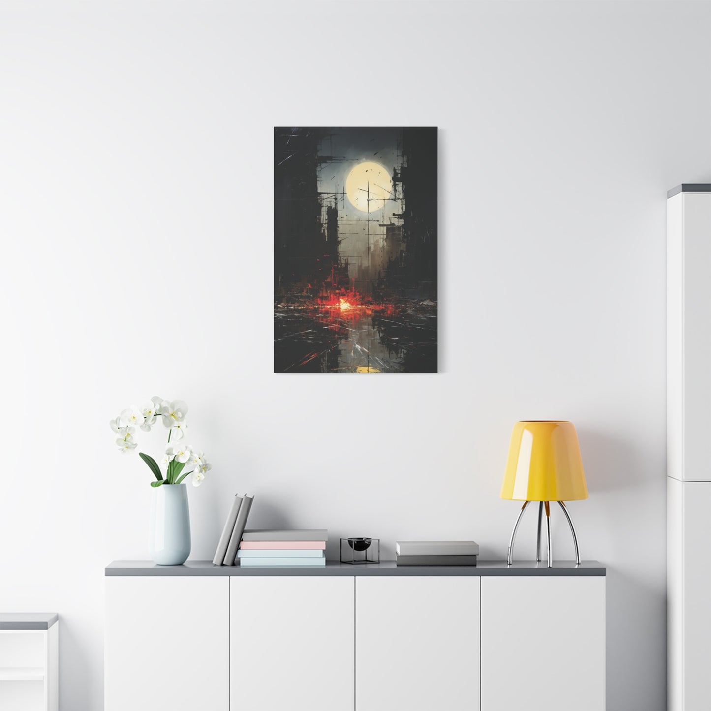 “The Last Light” — Dramatic Sci-Fi Wall Print