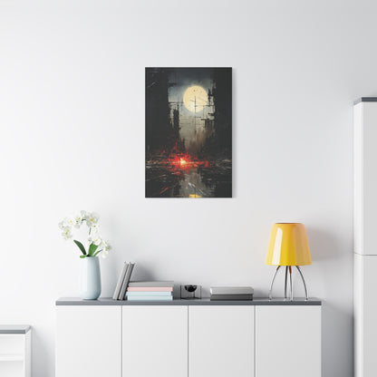 “The Last Light” — Dramatic Sci-Fi Wall Print