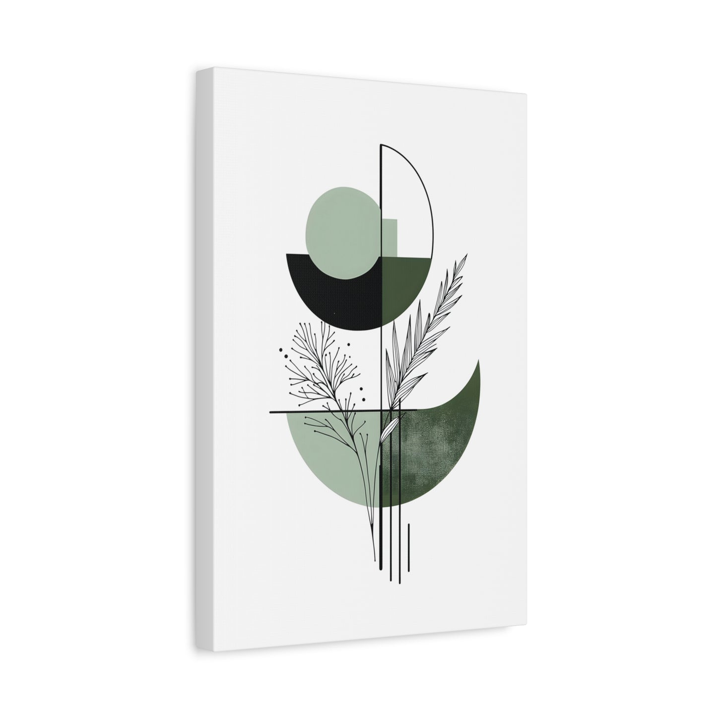 Abstract Botanical Art Canvas