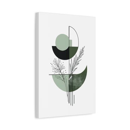 Abstract Botanical Art Canvas