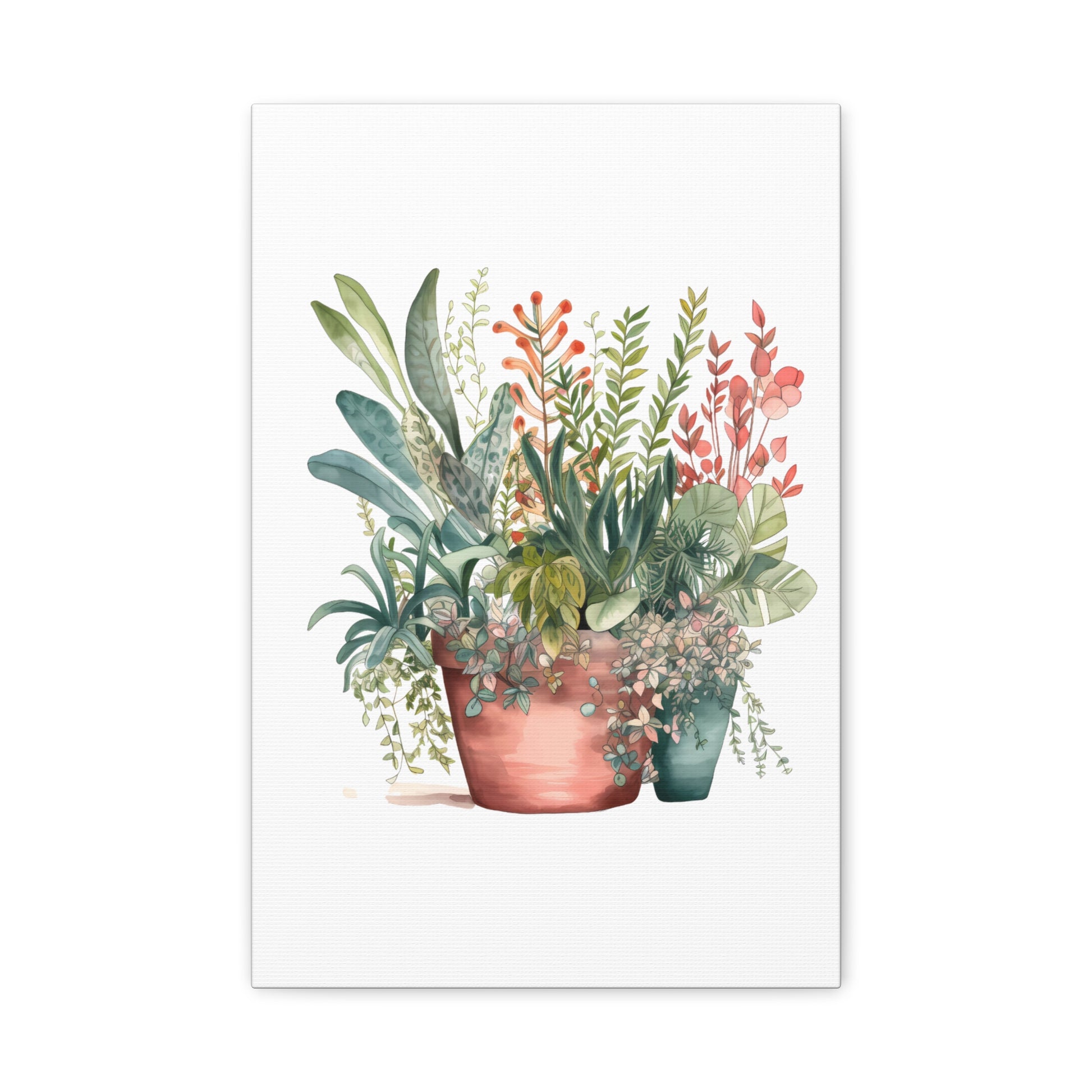 Floral Canvas Art Print, Home Decor, Botanical Wall Art