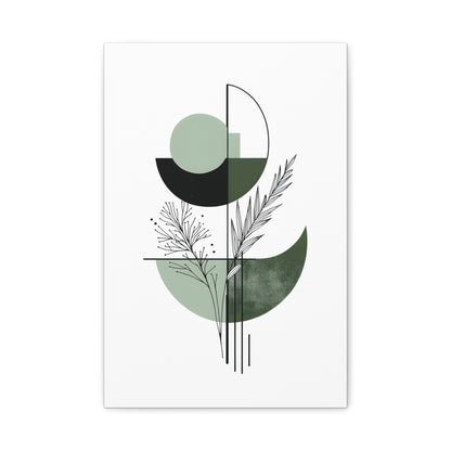 Abstract Botanical Art Canvas