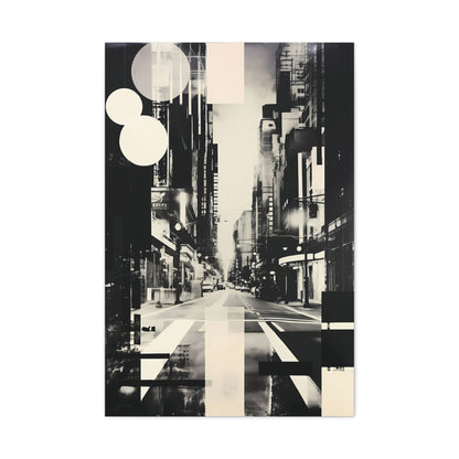 Urban Abstract Wall Art Canvas Print, Modern Home Decor