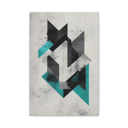 Structural Abstraction — Minimalist Geometry Poster