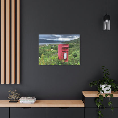 Skye Post Box, Scottish Highlands – Canvas Print by Fergus King