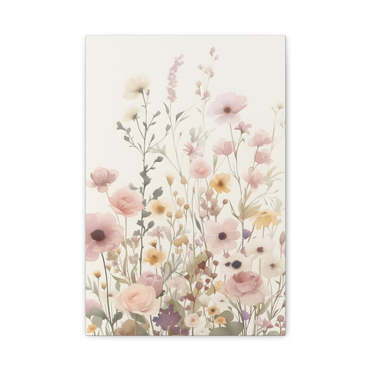Floral Canvas Wall Art, Elegant Home Décor