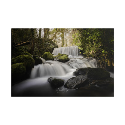 Pwllfanogl Waterfall Fine Art Print | By Photographer Gareth Mon Jones