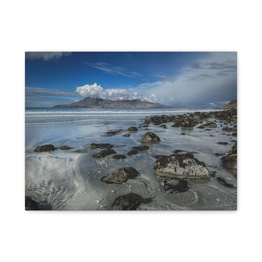 Bay of Laig, Isle of Eigg Canvas Print – By Photographer Fergus King