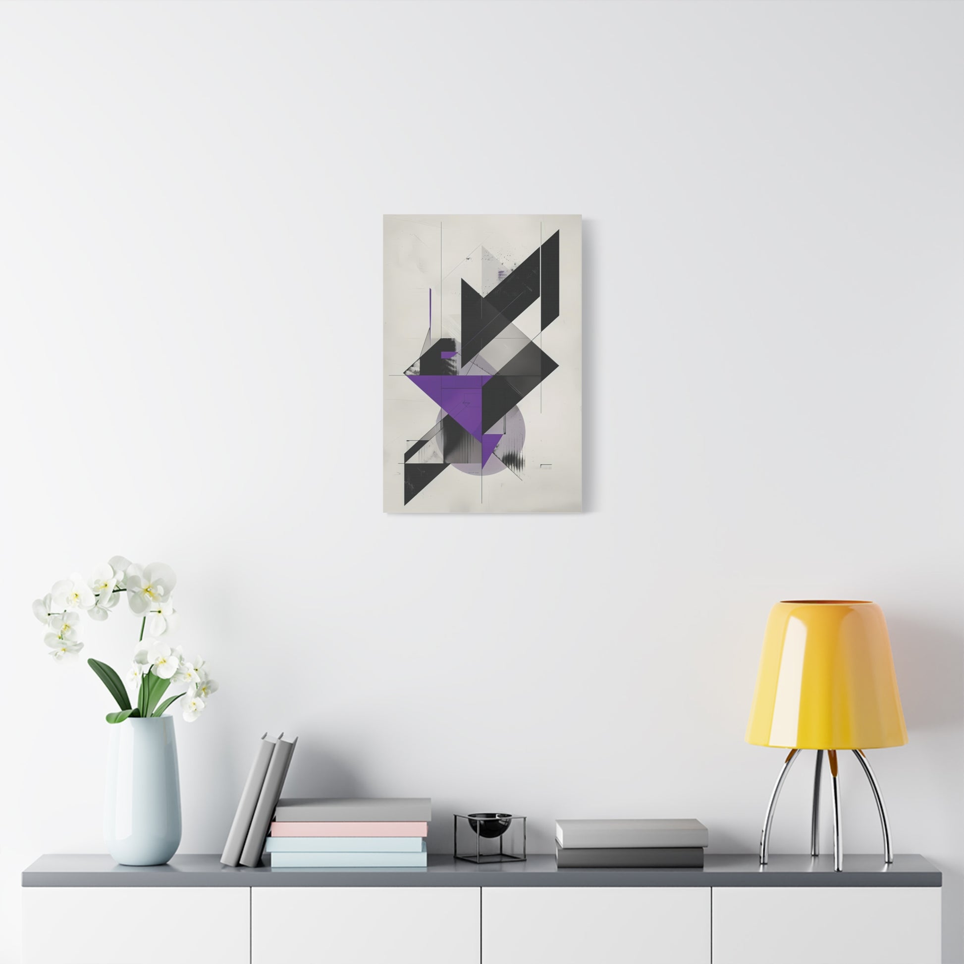 Precision Lines — Sleek Geometric Abstract Poster