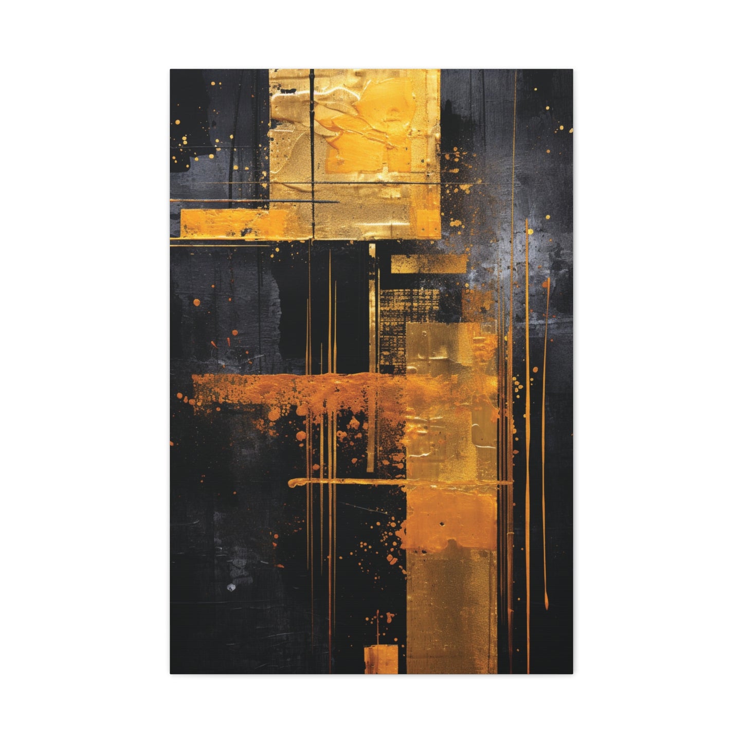 Abstract Modern Canvas Art Piece, Wall Decor