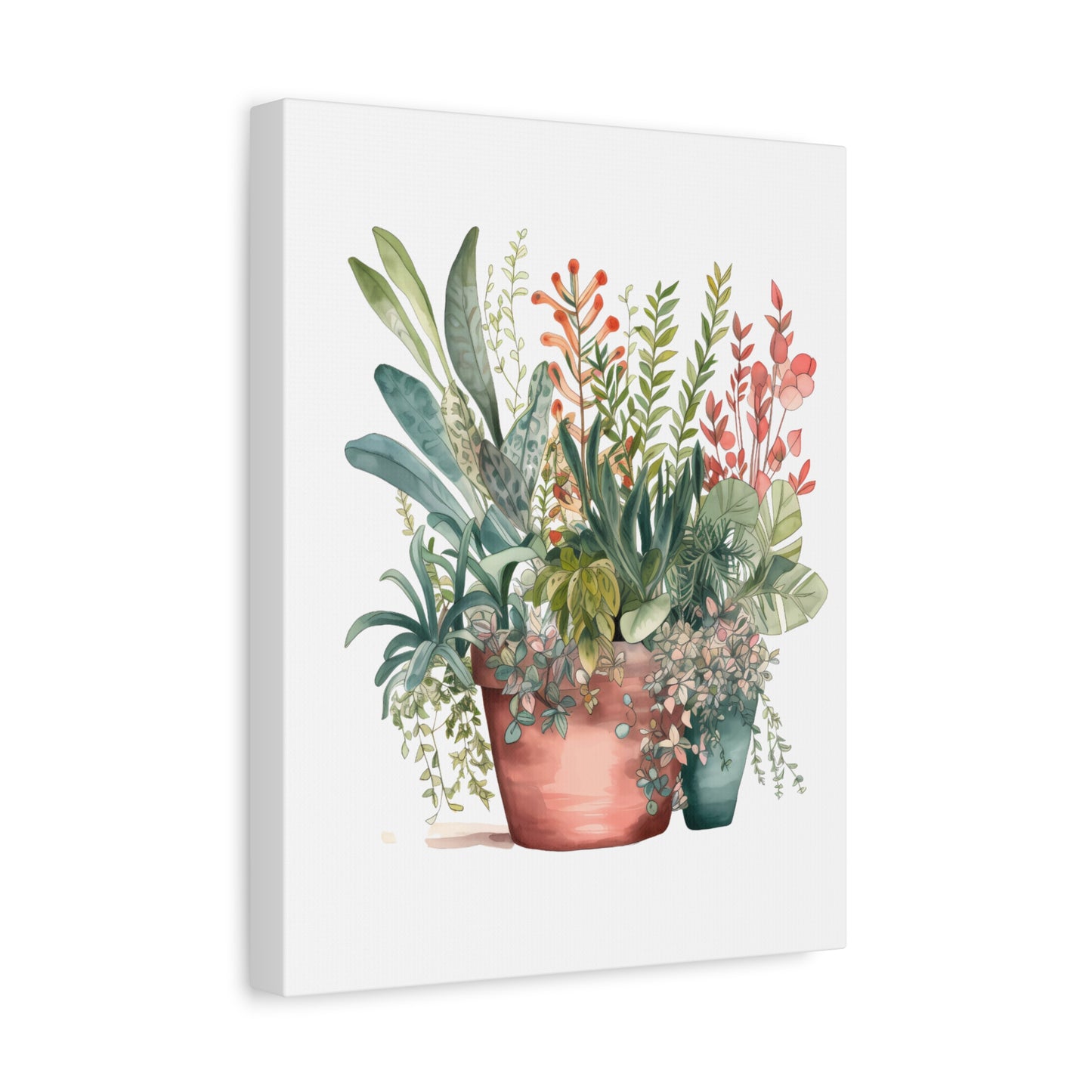 Floral Canvas Art Print, Home Decor, Botanical Wall Art