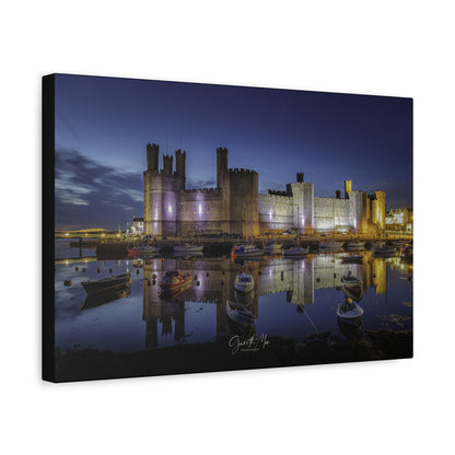 Caernarfon Castle in April by Photographer Gareth Mon Jones