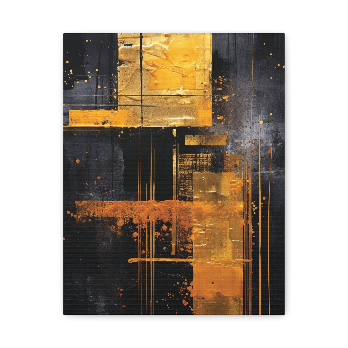 Abstract Modern Canvas Art Piece, Wall Decor