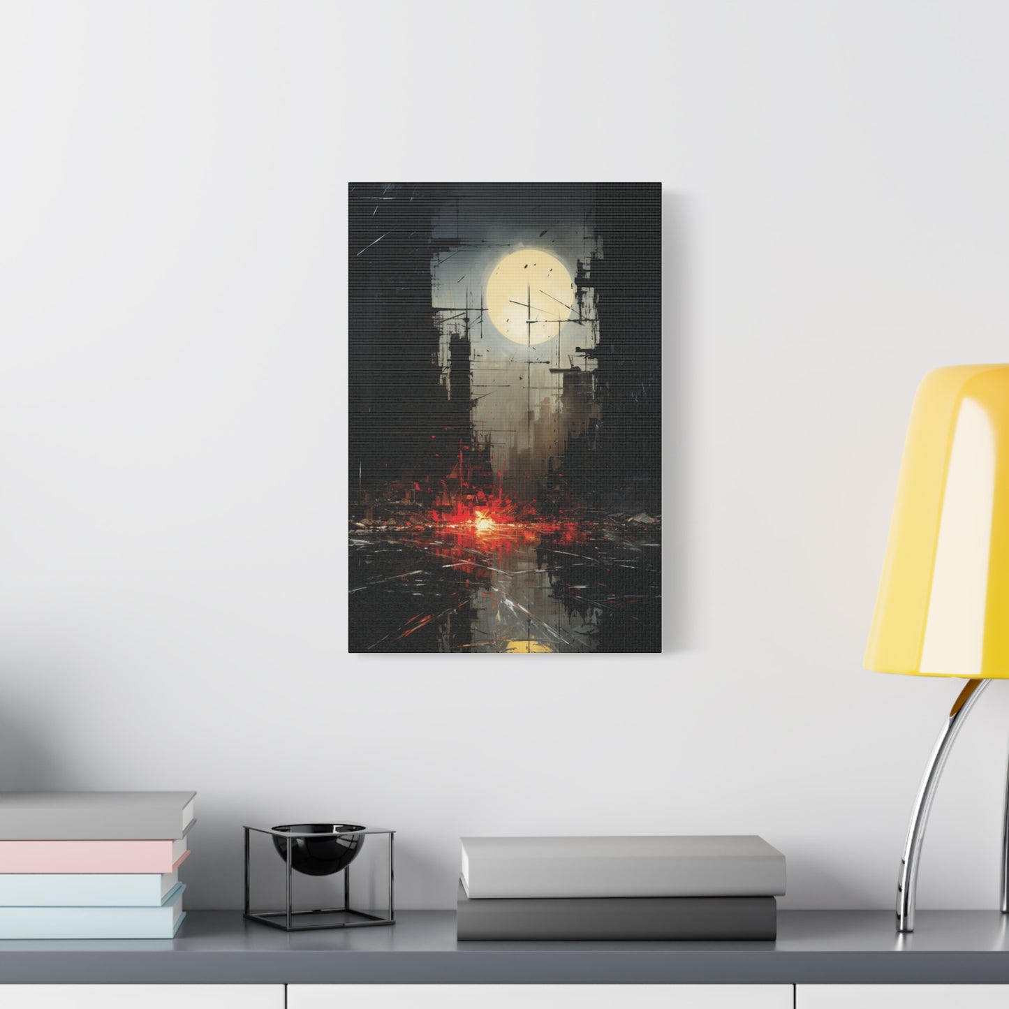 “The Last Light” — Dramatic Sci-Fi Wall Print