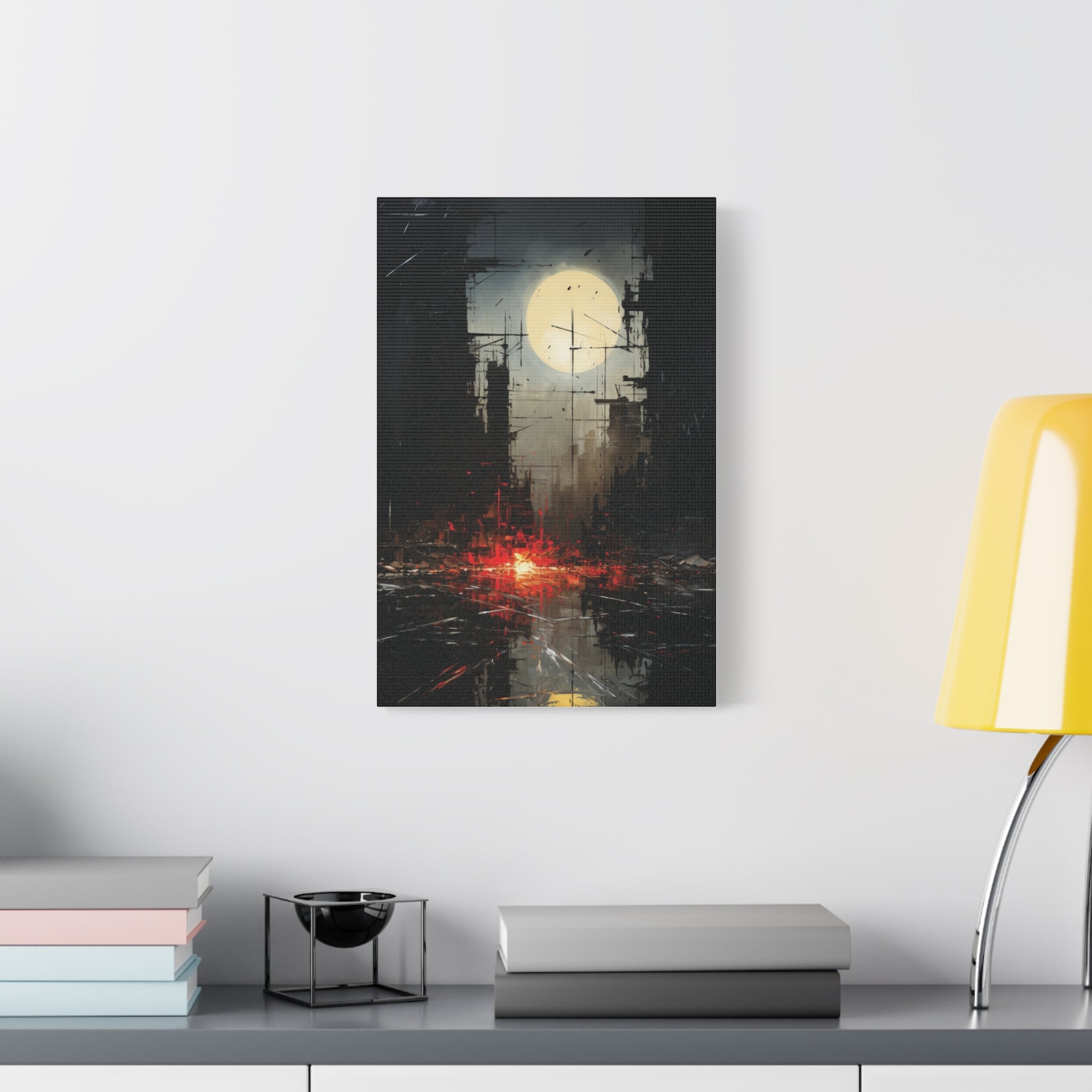 “The Last Light” — Dramatic Sci-Fi Wall Print