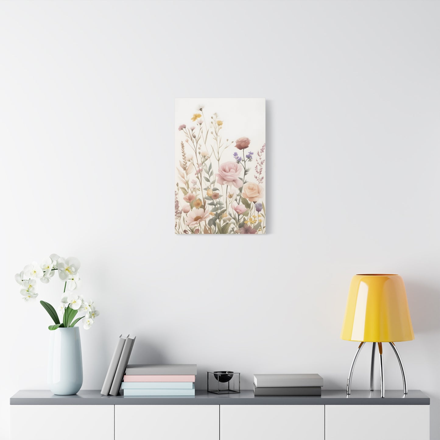 Floral Canvas Wall Art, Home Decor, Rustic Art
