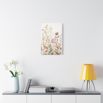 Floral Canvas Wall Art, Home Decor, Rustic Art