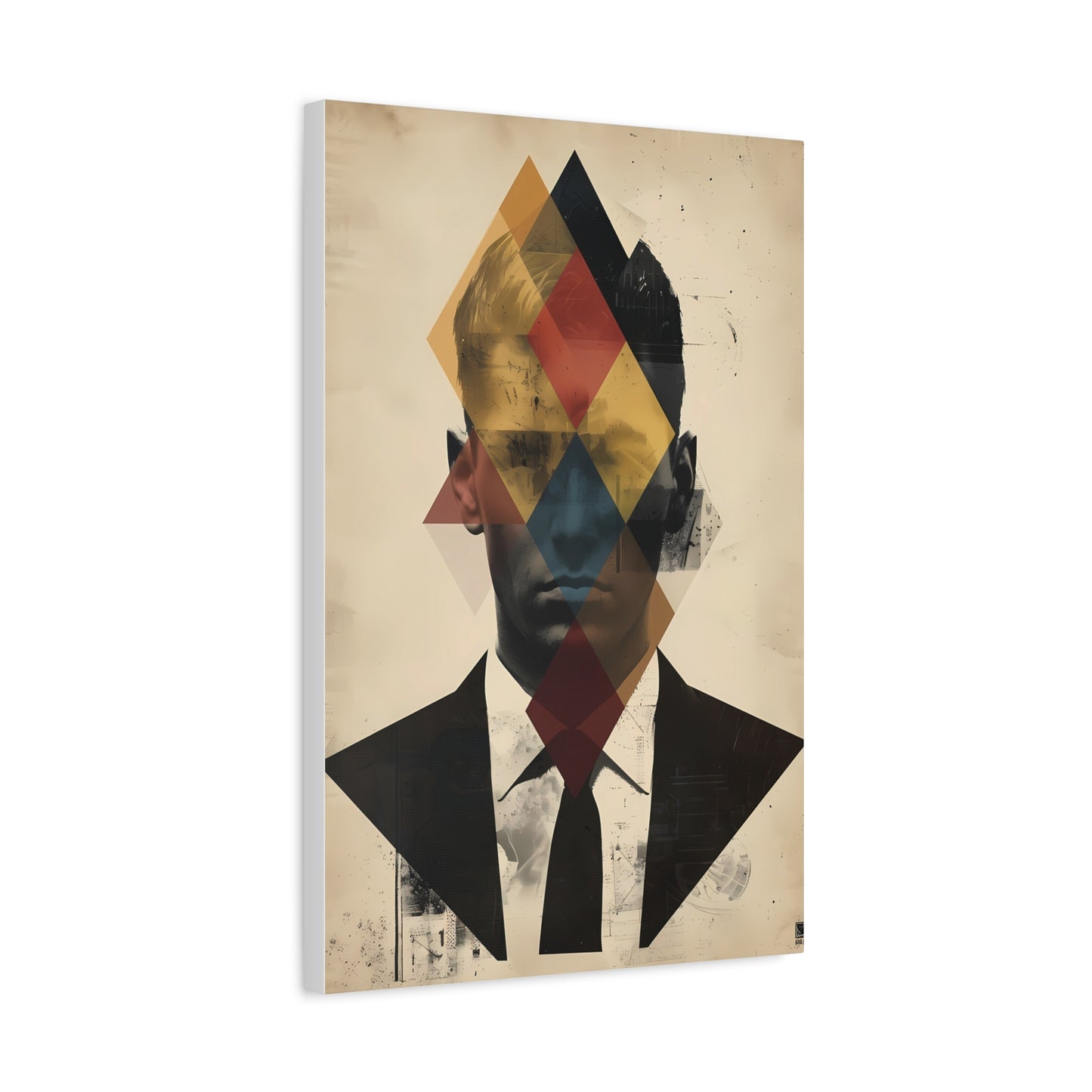 Abstract Portrait Canvas Art, Modern Wall Decor