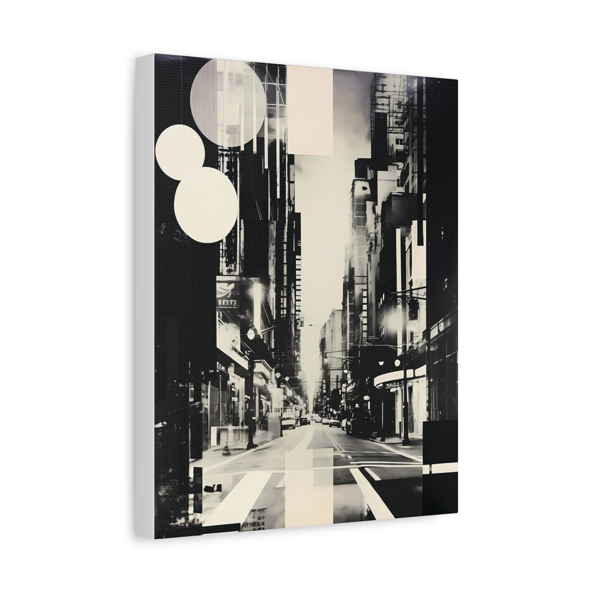 Urban Abstract Wall Art Canvas Print, Modern Home Decor